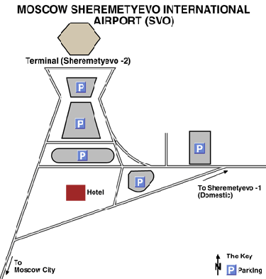 Moscow Airport Map